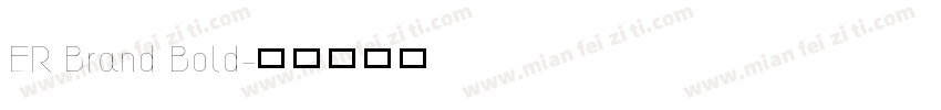 ER Brand Bold字体转换